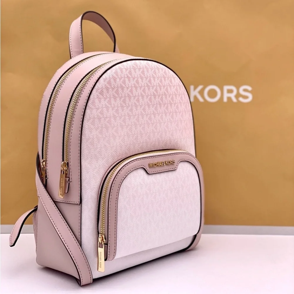 Michael Kors Jaycee Medium Backpack Baby Pink Color
